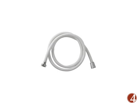 Hadice sprchová, bílá, 150cm, PVC Hadice sprchová, bílá, 150cm, PVC