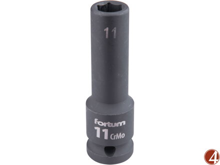 Hlavice nástrčná rázová 1/2", 11mm, L 78mm, CrMoV