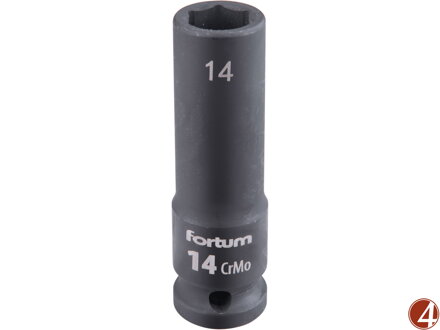 Hlavice nástrčná rázová 1/2", 14mm, L 78mm, CrMoV