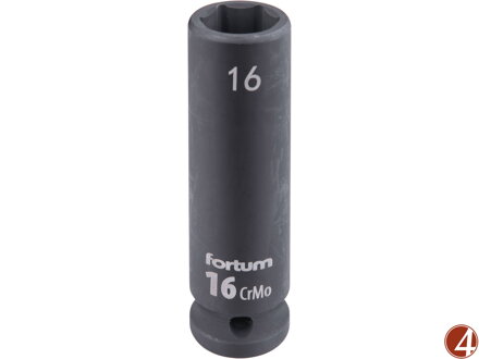 Hlavice nástrčná rázová 1/2", 16mm, L 78mm, CrMoV