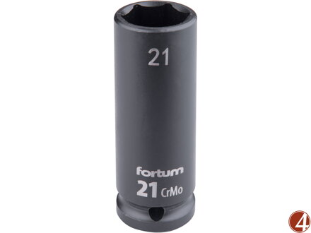 Hlavice nástrčná rázová 1/2", 21mm, L 78mm, CrMoV