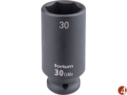 Hlavice nástrčná rázová 1/2", 30mm, L 78mm, CrMoV