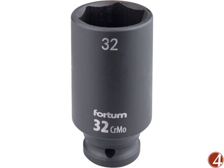 Hlavice nástrčná rázová 1/2", 32mm, L 78mm, CrMoV