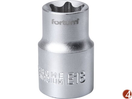 Hlavice nástrčná vnitřní TORX 1/2", E 18, L 38mm