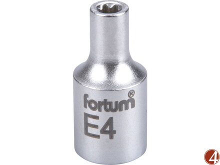 Hlavice nástrčná vnitřní TORX 1/4", E 4, L 25mm