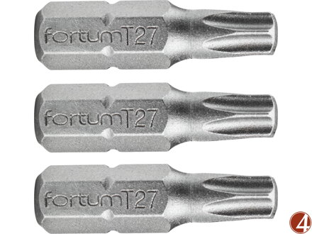 Hrot TORX, sada 3ks, T 27x25mm, S2