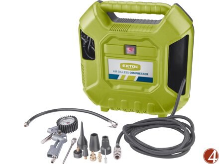 II. JAKOST kompresor bezolejový, 1100W