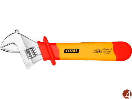 Klíč elektrikářský nastavitelný, 250mm, 1000V, industrial