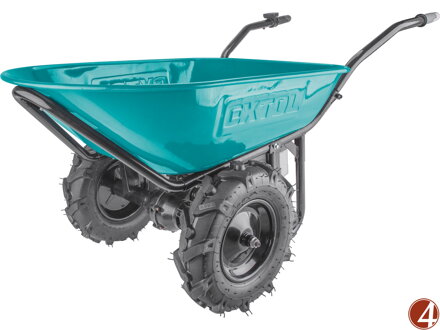 Kolečko dvoukolák s převodovkou aku SHARE20V, 260kg, 100l, bez baterie a nabíječky