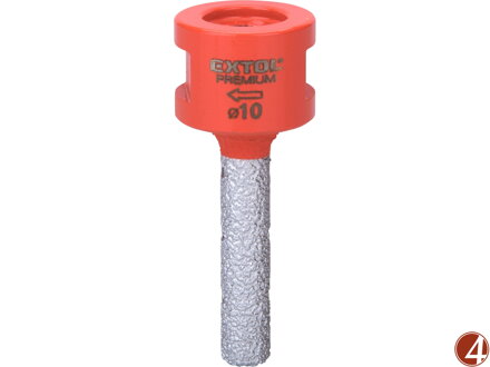 Korunka brusná diamantová, O 10mm, závit M14