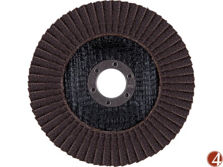 Kotouč lamelový šikmý korundový, O125mm, P60