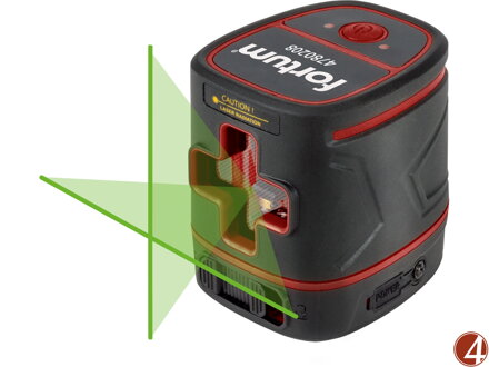 Laser zelený liniový křížový samonivelační