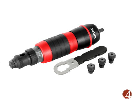 Nástavec nýtovací na vrtačku, pro trhací nýty 2,4-4,8mm, CrMo