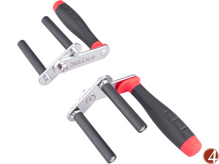 Nosič desek kovový, sada 2ks, nosnost až 80kg/pár