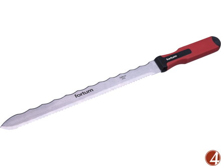 Nůž na minerální vatu a izolační hmoty, nerez, 470/280mm