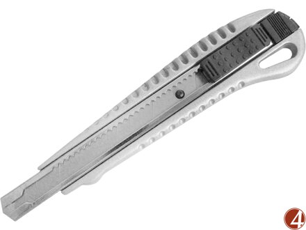 Nůž ulamovací celokovový s výztuhou, 9mm, Auto-lock