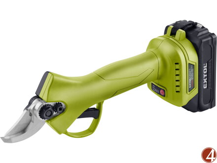 Nůžky zahradní aku, BRUSHLESS, 20V Li-ion, 2Ah