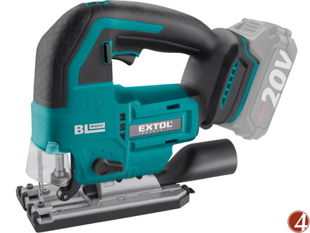 Pila přímočará aku SHARE20V, BRUSHLESS, bez baterie a nabíječky