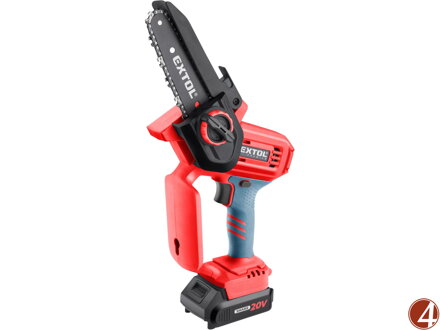 Pila řetězová aku jednoruční SHARE20V, 12cm, 20V Li-ion, 2Ah