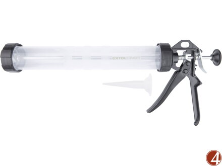 Pistole vytlačovací plastový tubus, 700 ml