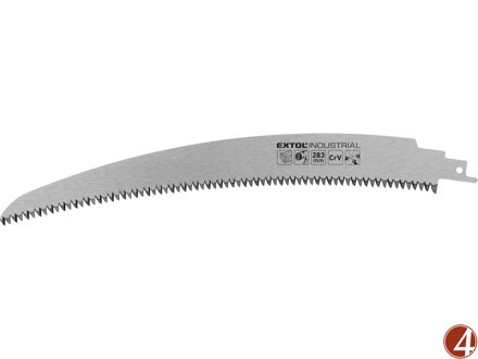 Plátek na dřevo oblý do pily ocasky, 283x30x1,2mm (d/š/tl), CrV