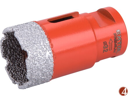 POŠK. OBAL korunka vykružovací diamantová, O 32mm, závit M14