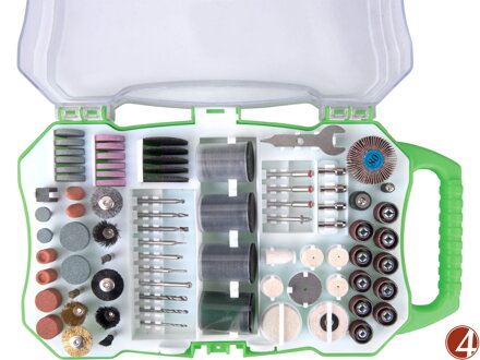 POŠK. OBAL nástavce na přímou brusku, sada 208ks POŠK. OBAL nástavce na přímou brusku, sada 208ks