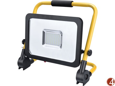 PRASKLÝ KLOUB reflektor LED, 4500lm, se stojanem, EXTOL LIGHT