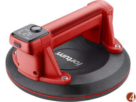 Přísavka aku s automat. udržováním podtlaku, O 200mm/150kg