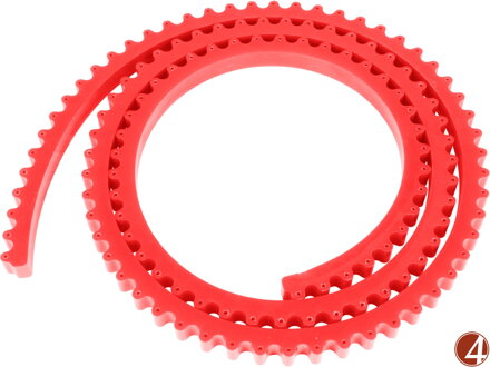 šablona flexibilní pro frézování křivek, 2000x18x16mm