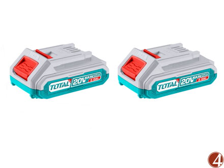 Sada baterie 20V, 2000mAh (2x) a nabíječka, industrial