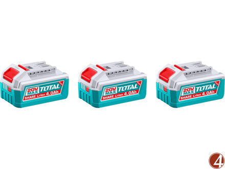 Sada baterií, 20V Li-ion, 4000mAh, industrial