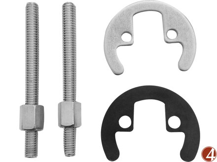 Sada montážní na teleskopické baterie, 2 šrouby, 6mm Sada montážní na teleskopické baterie, 2 šrouby, 6mm