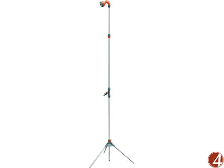 Sprcha zahradní teleskop. se stojanem, 160-220cm