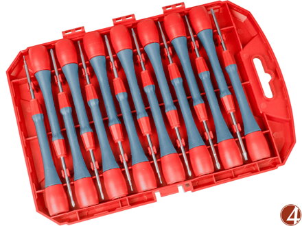 šroubováky hodinářské, sada 15ks, S2