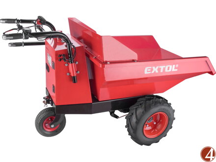 Transportér s pojezdem aku, 400kg, 200l, 54V Li-ion, 15Ah