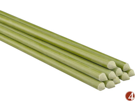 Tyče sklolaminátové, bal. 10ks, 1,95m x pr. 12mm