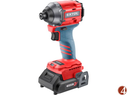Utahovák rázový 1/4" aku SHARE20V, BRUSHLESS, 2Ah