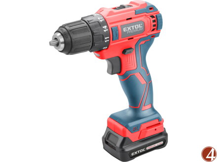 Vrtací šroubovák aku, BRUSHLESS, 12V Li-ion, 2Ah