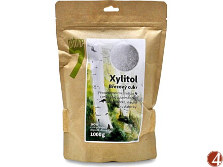 Xylitol cukr, 1000g jemná krupice