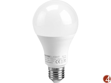 žárovka LED klasická, 15W, 1350lm, E27, teplá bílá