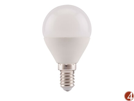 žárovka LED mini, 5W, 410lm, E14, teplá bílá