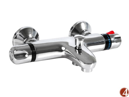 ZRUŠENO! Nahrazeno výrobkem 81025, baterie termostatická vanová, 150mm, Balletto