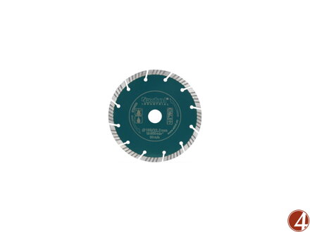 ZRUŠENO! Nahrazeno výrobkem 8703031, kotouč diamantový řezný segmentový Grab Cut, 115x22,2mm