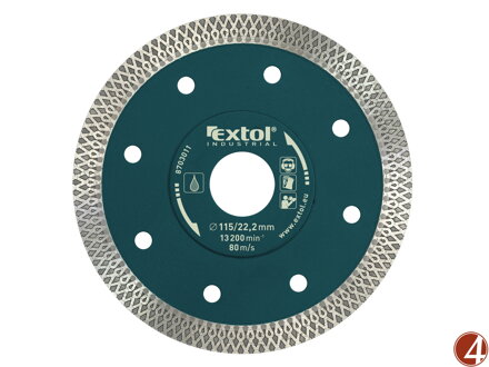 ZRUŠENO! Nahrazeno výrobkem 8703041, kotouč diamantový řezný turbo Thin Cut, 115x22,2mm