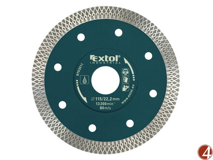 ZRUŠENO! Nahrazeno výrobkem 8703042, kotouč diamantový řezný turbo Thin Cut, 125x22.2mm