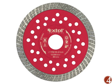 ZRUŠENO! Nahrazeno výrobkem 8703052, kotouč diamantový řezný turbo Fast Cut, 125x22.2mm