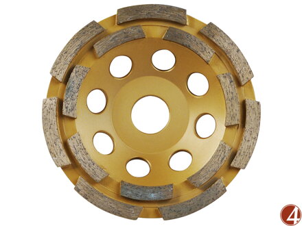 ZRUŠENO! Nahrazeno výrobkem 8703122, kotouč diamantový brusný dvouřadý, 125x22,2mm