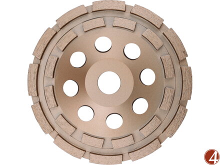 ZRUŠENO! Nahrazeno výrobkem 8703123, kotouč diamantový brusný dvouřadý, 150x22,2mm