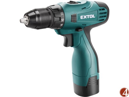 Vrtací šroubovák aku, 16,6V Li-ion (2x), 2000mAh